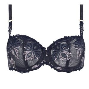 CHANTELLE Champs Elysées lace half cup bra